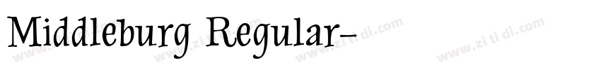 Middleburg Regular字体转换